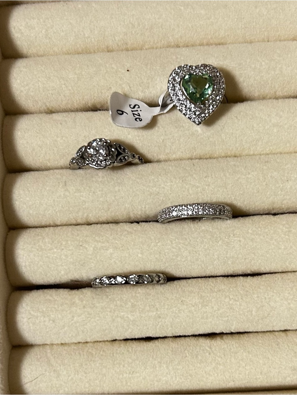 Bundle of size 6 rings NWT - Picture 2 of 7